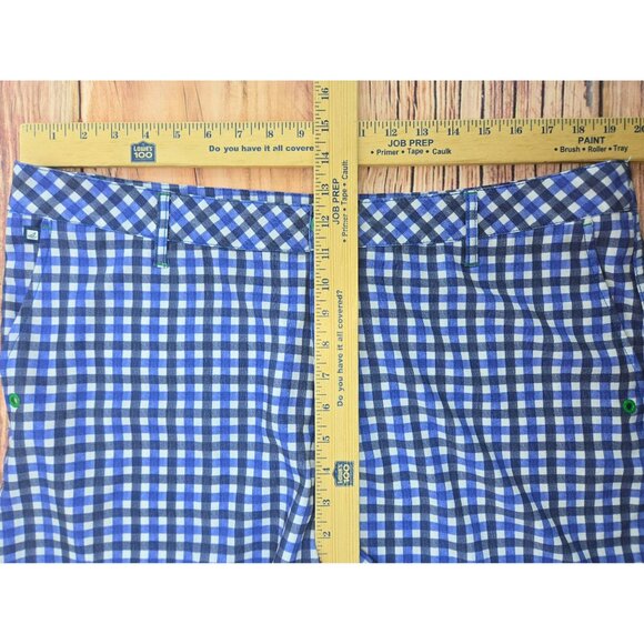 Sperry Mens Bluish Purple Gingham Check Shorts 38 - Picture 7 of 8